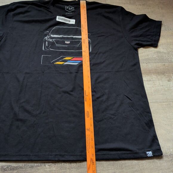 New FSG Mens Cadillac Shirt Sleeve T- shirt TEE Black 2XL - Picture 5 of 7